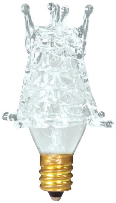 7W STAR Glowescent Incandescent Clear E12 (Candelabra) Base, 120 Volt, Box