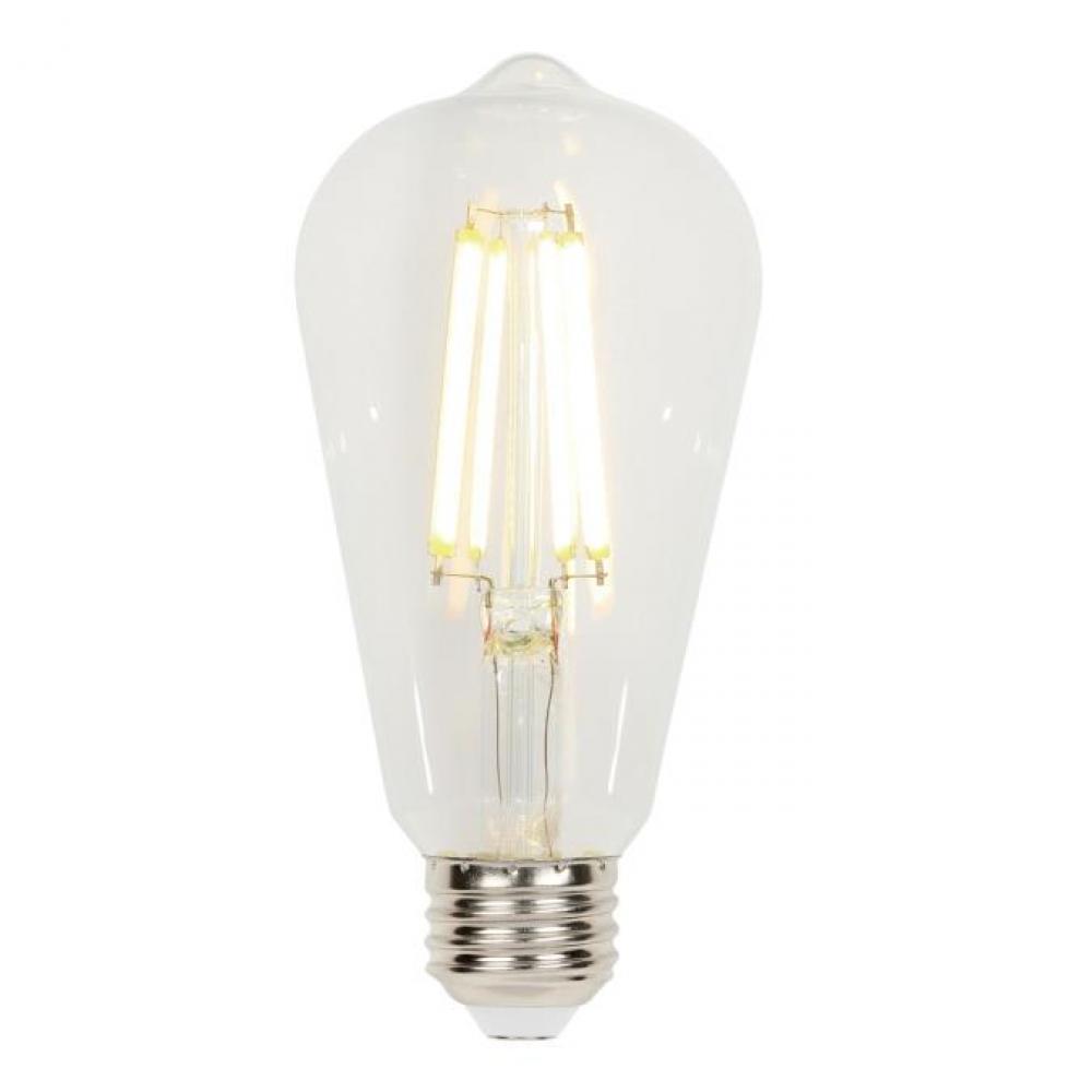 13W ST20 Filament LED Dimmable Clear 2700K E26 (Medium) Base, 120 Volt, Box