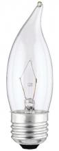 Westinghouse 366400 - 25W CA10 Flame Tip Incandescent Clear E26 (Medium) Base, 130 Volt, Box