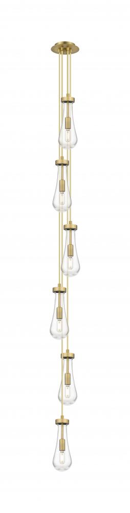 Owego - 6 Light - 7 inch - Brushed Champagne Bronze - Multi Pendant