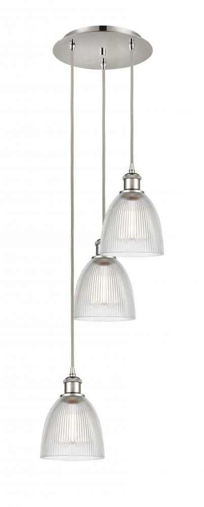 Castile - 3 Light - 13 inch - Polished Nickel - Cord Hung - Multi Pendant