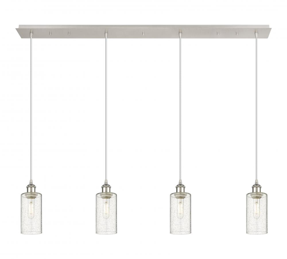 Crown Point - 4 Light - 49 inch - Polished Nickel - Linear Pendant