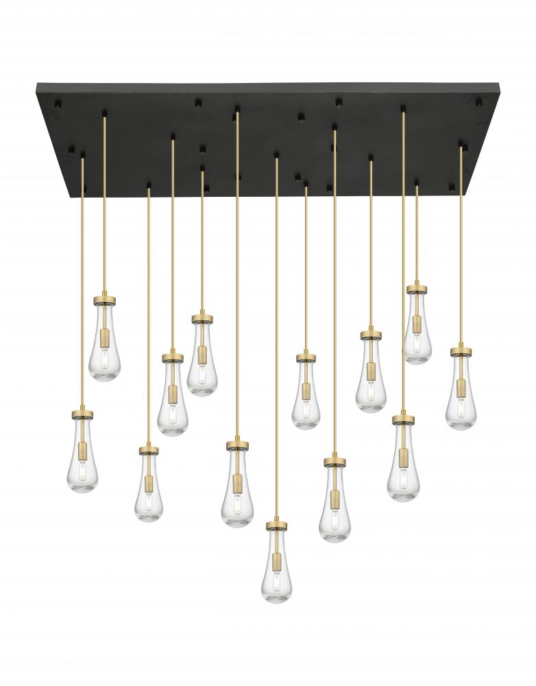 Owego - 13 Light - 54 inch - Brushed Brushed Brass - Multi Pendant