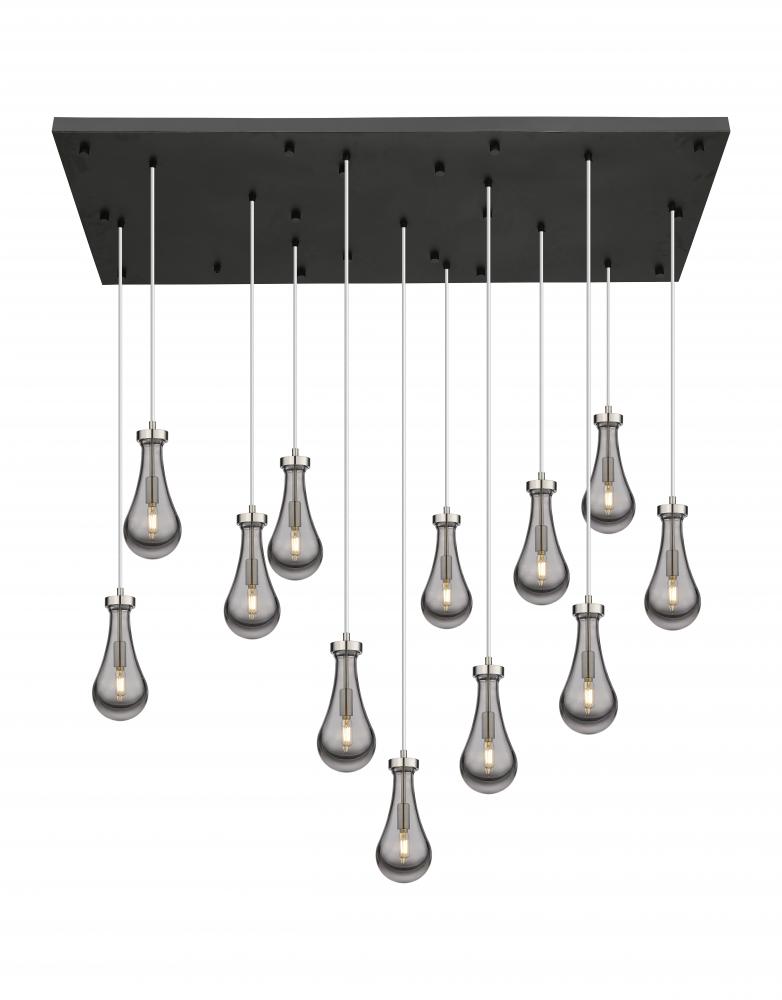 Owego - 13 Light - 54 inch - Brushed Satin Nickel - Multi Pendant