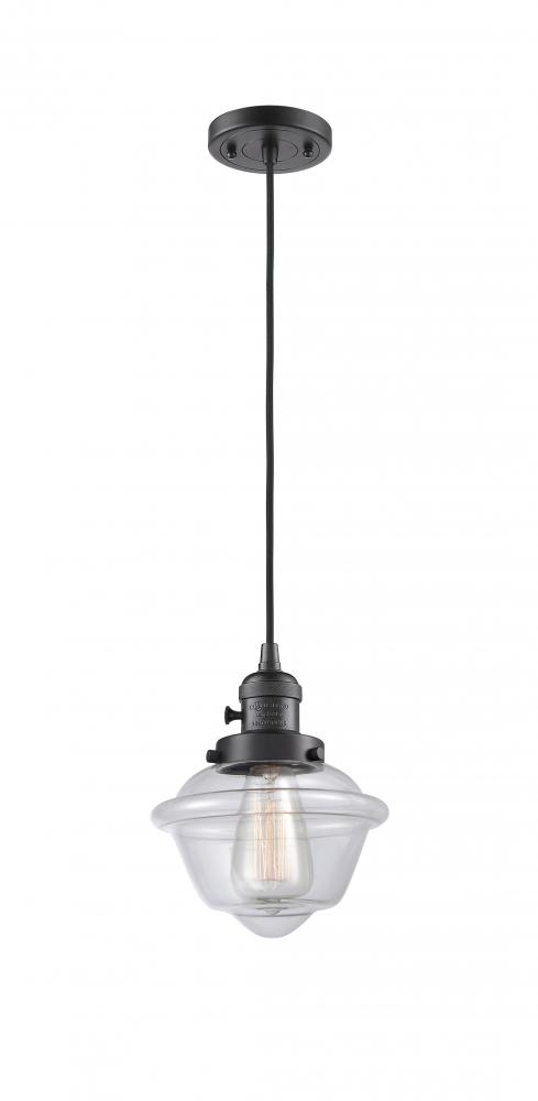 Oxford - 1 Light - 7 inch - Oil Rubbed Bronze - Cord hung - Mini Pendant