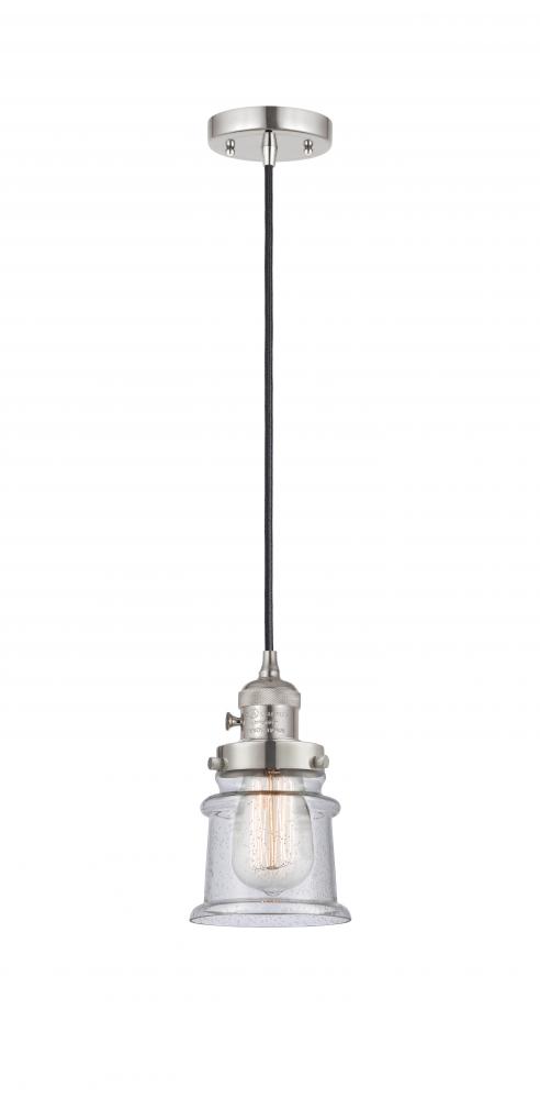 Canton - 1 Light - 5 inch - Polished Nickel - Cord hung - Mini Pendant