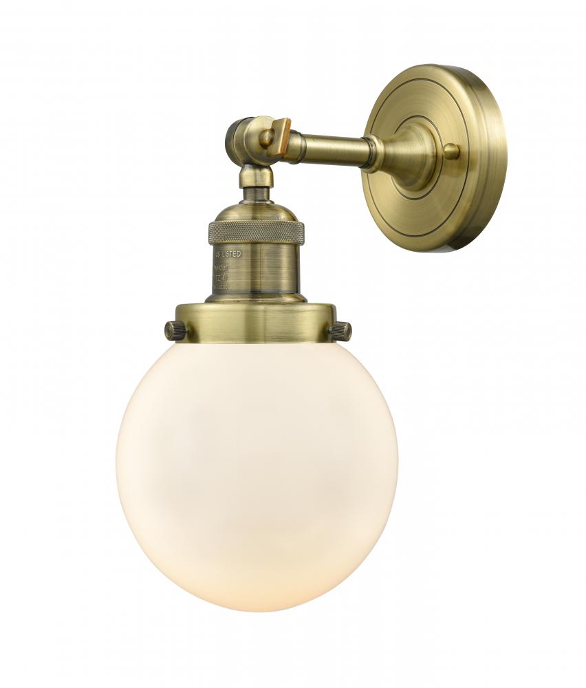 Beacon - 1 Light - 6 inch - Antique Brass - Sconce