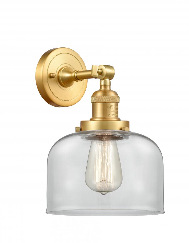 Bell - 1 Light - 8 inch - Satin Gold - Sconce