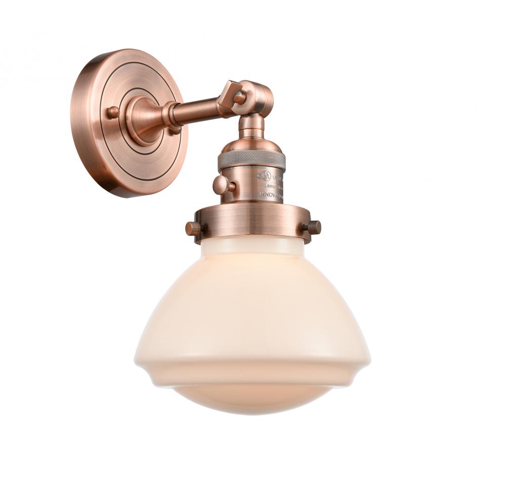 Olean - 1 Light - 7 inch - Antique Copper - Sconce