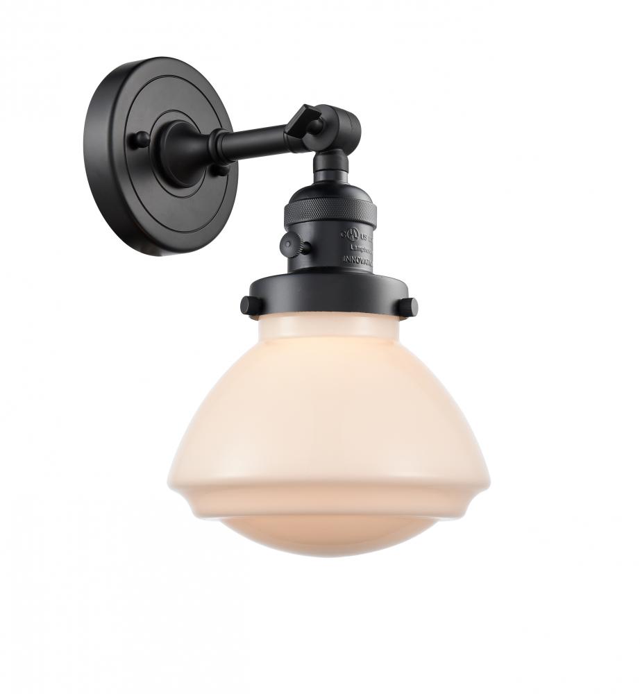 Olean - 1 Light - 7 inch - Matte Black - Sconce