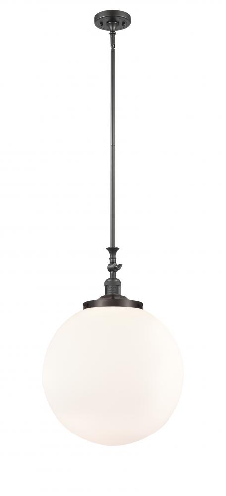 Beacon - 1 Light - 12 inch - Oil Rubbed Bronze - Stem Hung - Mini Pendant