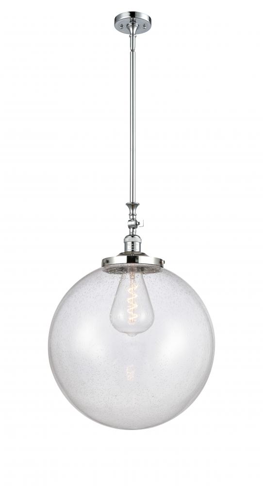 Beacon - 1 Light - 18 inch - Polished Chrome - Stem Hung - Mini Pendant