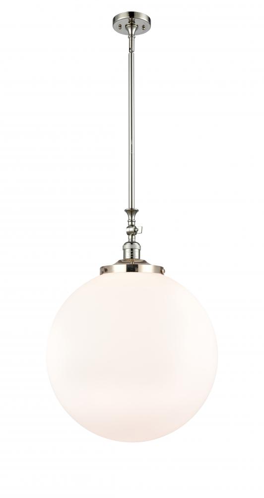 Beacon - 1 Light - 18 inch - Polished Nickel - Stem Hung - Mini Pendant