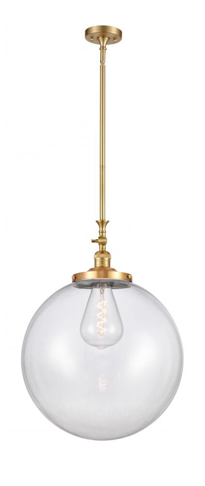 Beacon - 1 Light - 18 inch - Satin Gold - Stem Hung - Mini Pendant