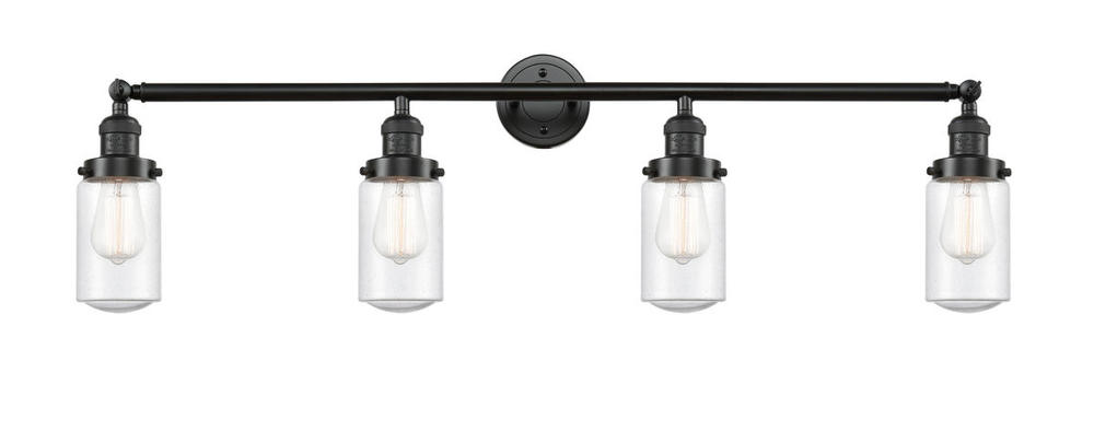 Dover - 4 Light - 43 inch - Oil Rubbed Bronze - Adjustable Bath Vanity Light