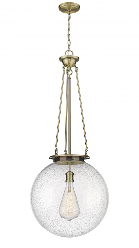 Beacon - 1 Light - 18 inch - Antique Brass - Chain Hung - Pendant