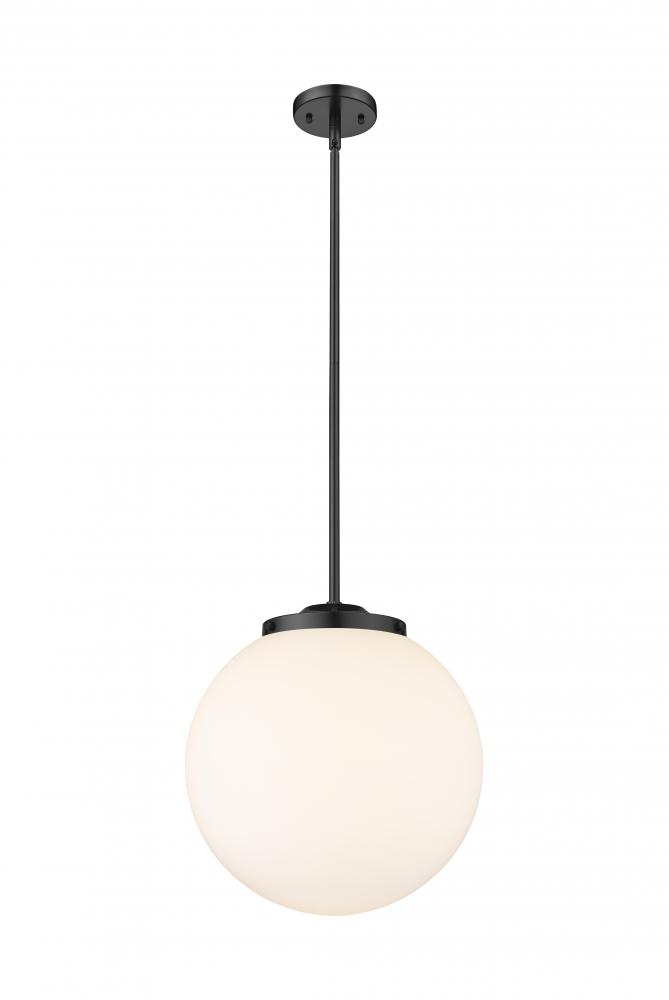 Beacon - 1 Light - 16 inch - Matte Black - Cord hung - Pendant