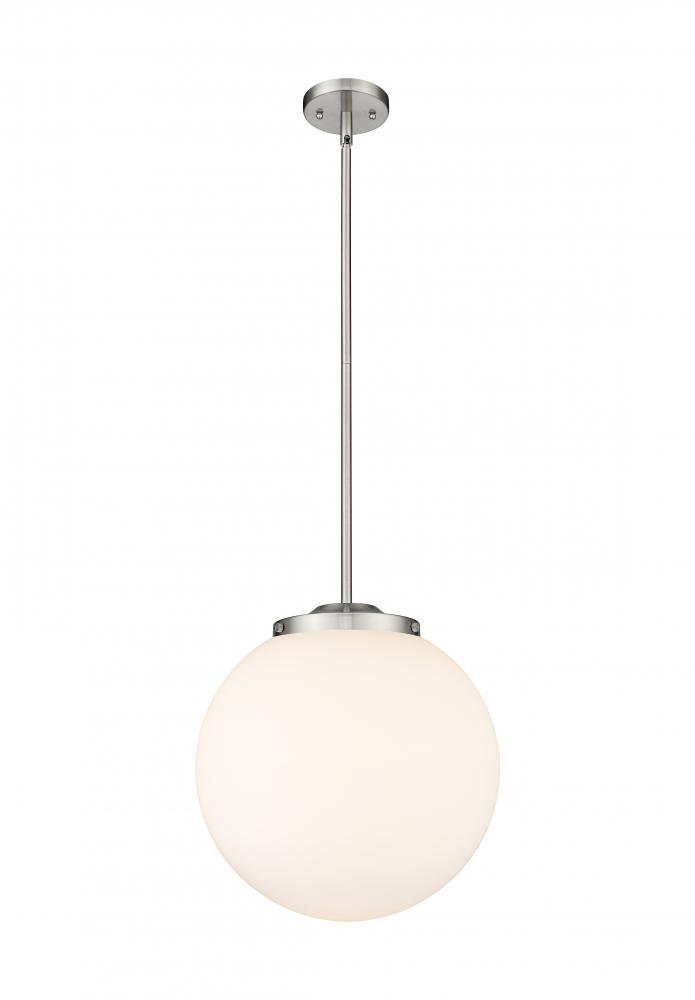 Beacon - 1 Light - 16 inch - Brushed Satin Nickel - Cord hung - Pendant