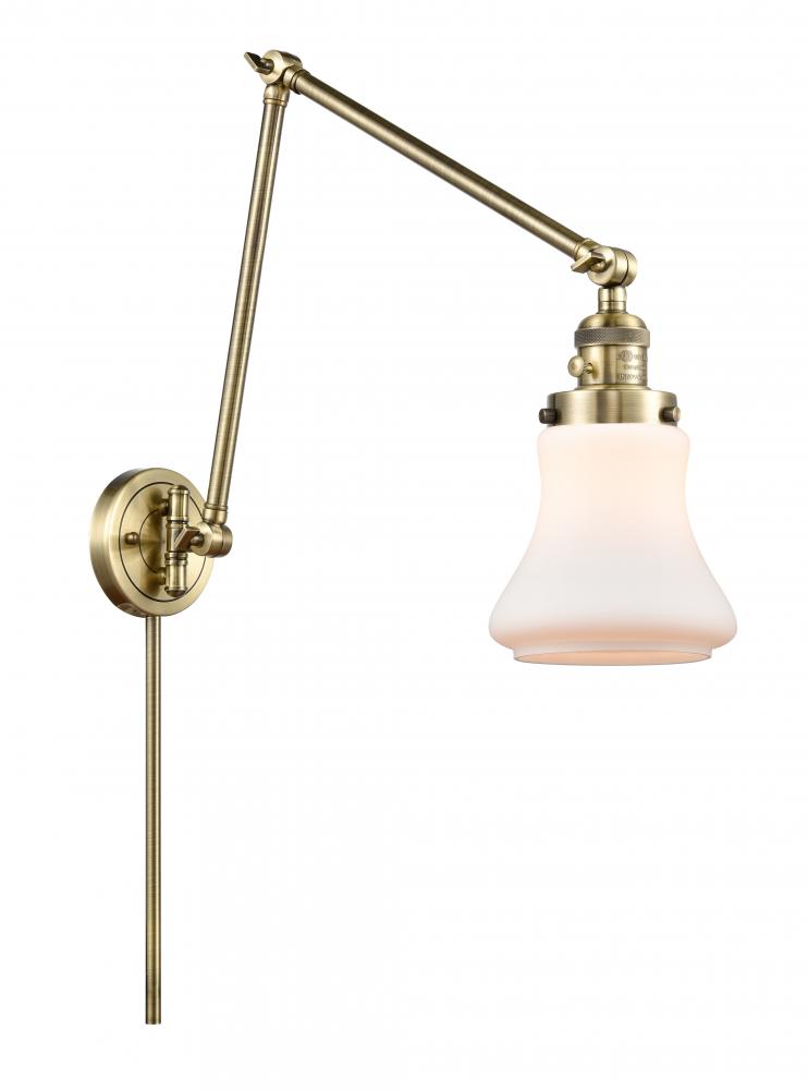 Bellmont - 1 Light - 8 inch - Antique Brass - Swing Arm