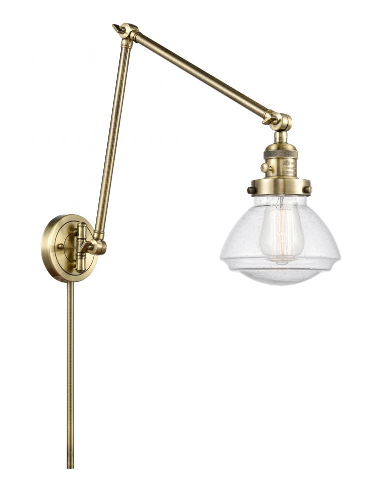 Olean - 1 Light - 9 inch - Antique Brass - Swing Arm