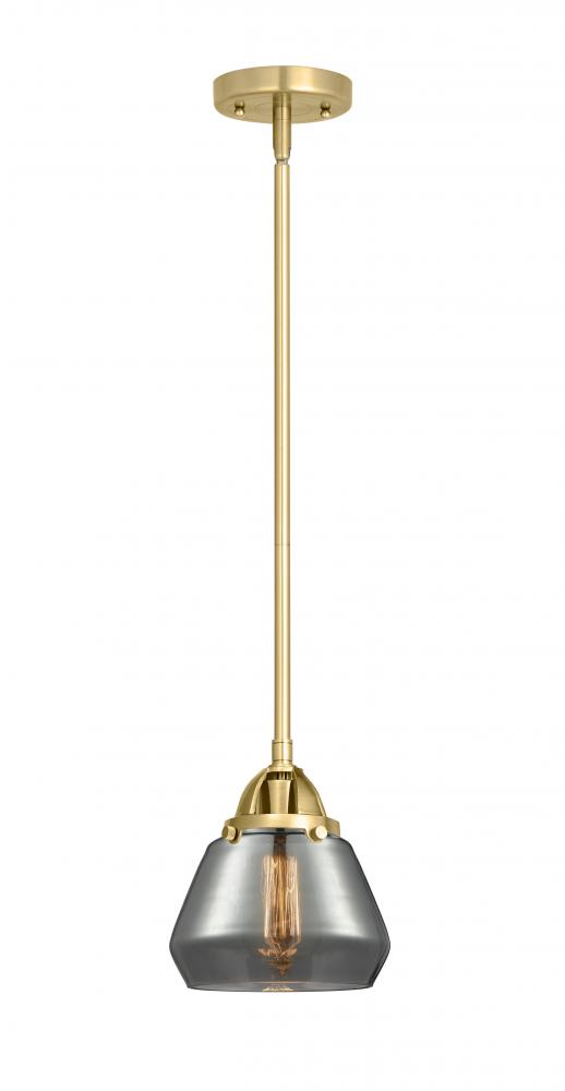 Fulton - 1 Light - 7 inch - Satin Gold - Cord hung - Mini Pendant