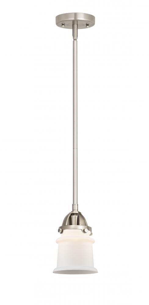 Canton - 1 Light - 5 inch - Brushed Satin Nickel - Cord hung - Mini Pendant