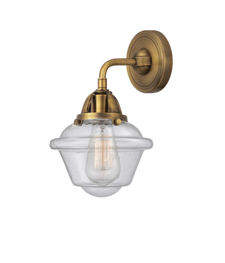 Oxford - 1 Light - 8 inch - Brushed Brass - Sconce