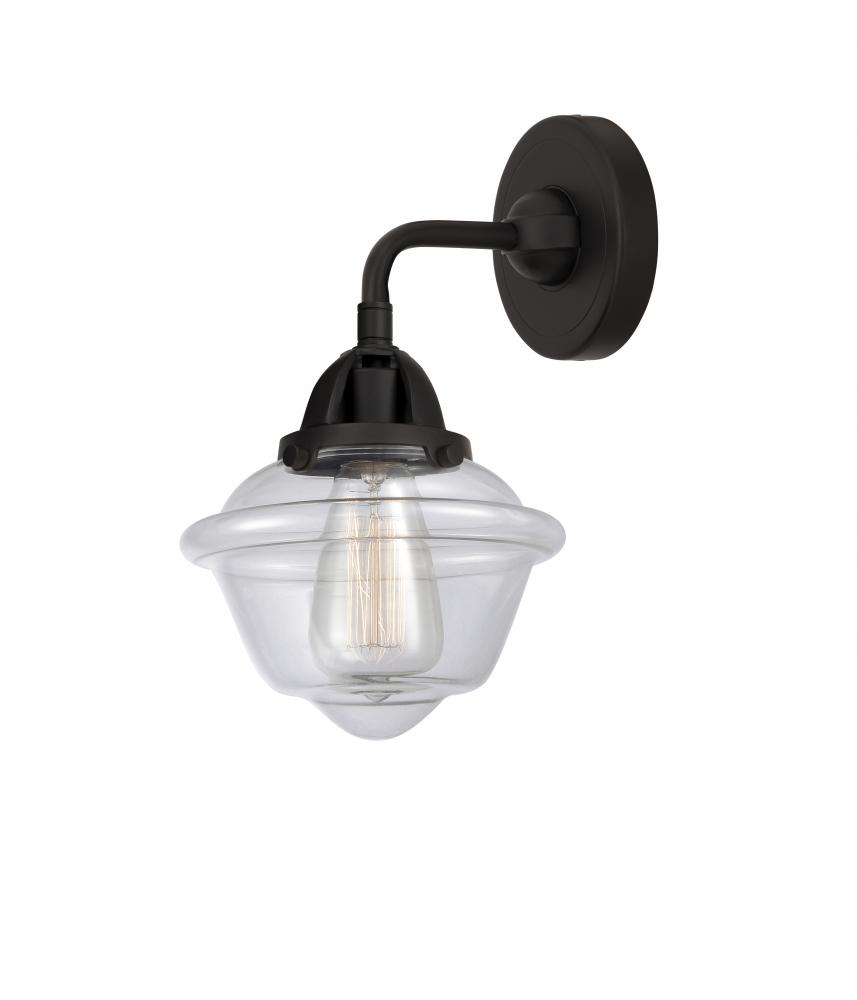 Oxford - 1 Light - 8 inch - Matte Black - Sconce