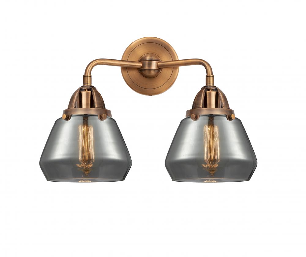 Fulton - 2 Light - 15 inch - Antique Copper - Bath Vanity Light