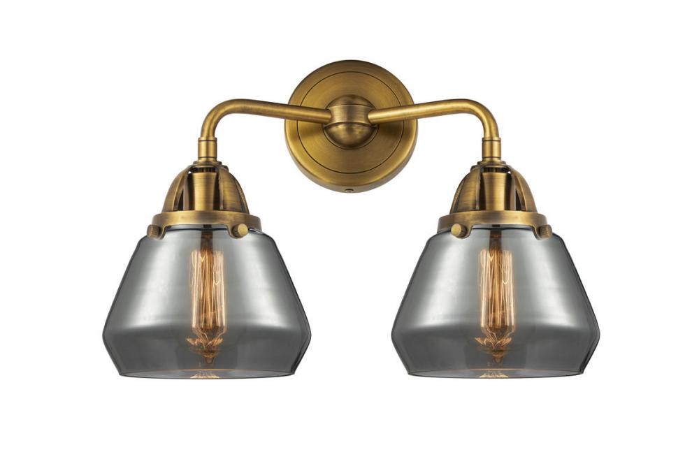 Fulton - 2 Light - 15 inch - Brushed Brass - Bath Vanity Light