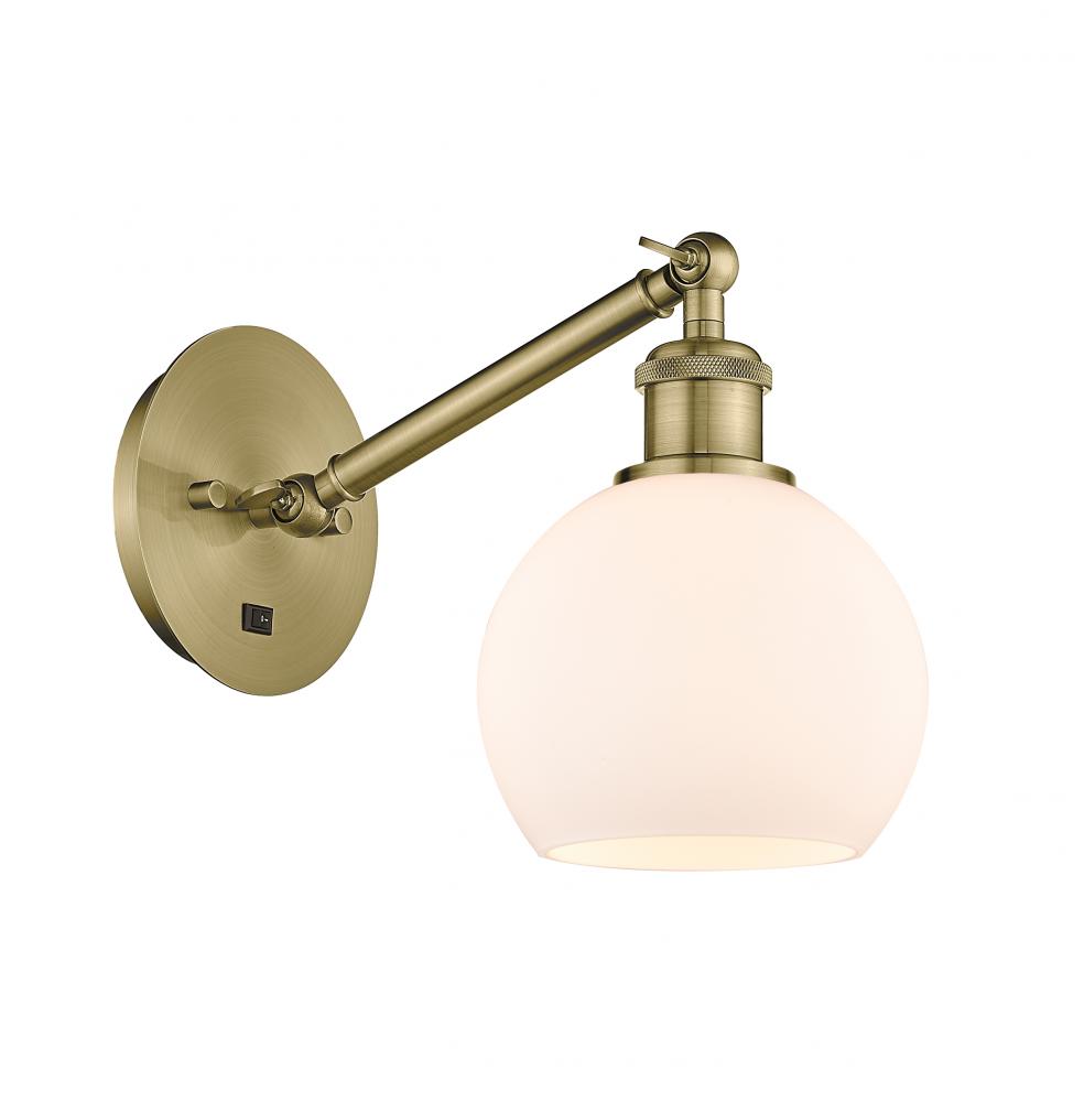 Athens - 1 Light - 6 inch - Antique Brass - Sconce