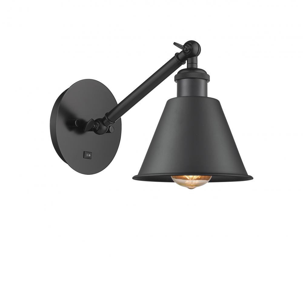 Smithfield - 1 Light - 7 inch - Matte Black - Sconce