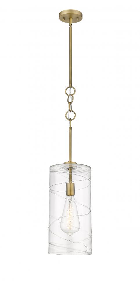 Wexford - 1 Light - 8 inch - Brushed Brass - Cord hung - Mini Pendant