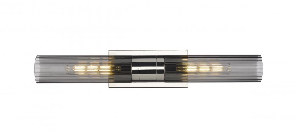 Empire - 2 Light - 5 inch - Polished Nickel - Bath Vanity Light