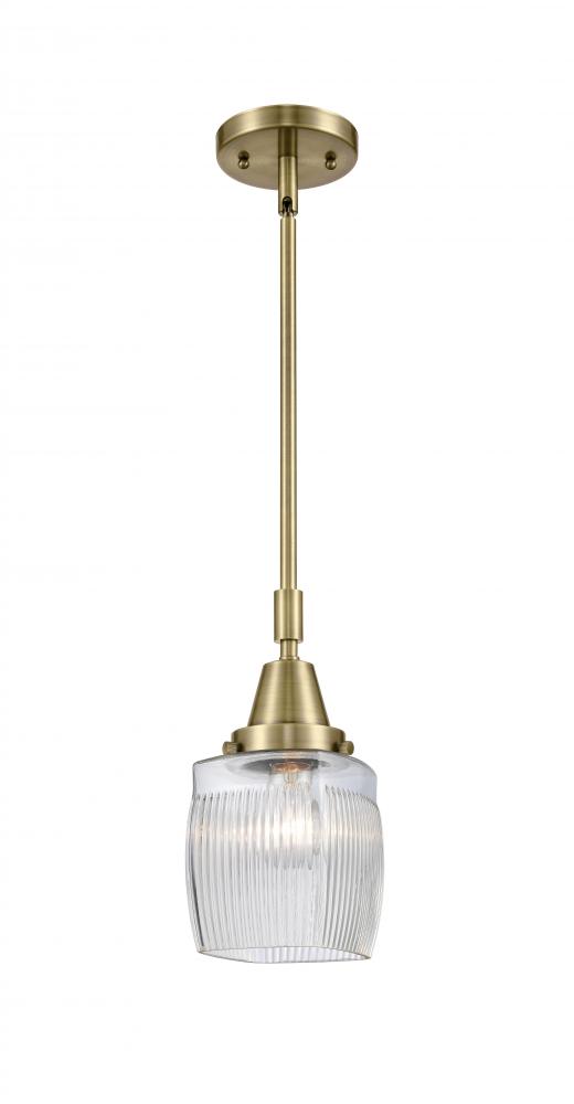 Colton - 1 Light - 6 inch - Antique Brass - Mini Pendant