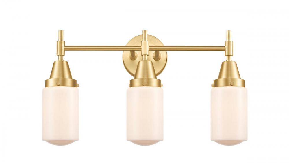 Dover - 3 Light - 23 inch - Satin Gold - Bath Vanity Light