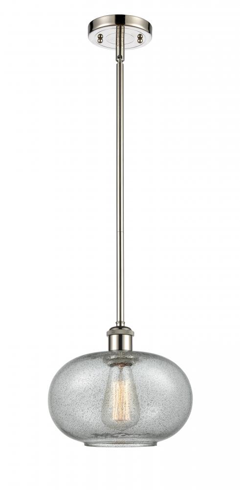 Gorham - 1 Light - 10 inch - Polished Nickel - Mini Pendant