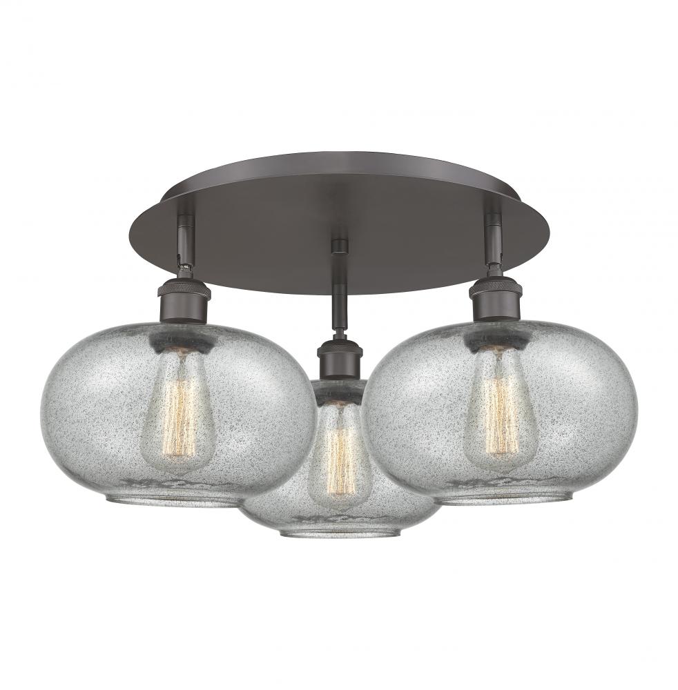 Gorham - 3 Light - 21 inch - Oil Rubbed Bronze - Flush Mount