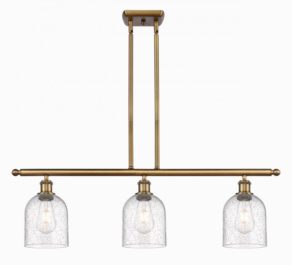 Bella - 3 Light - 36 inch - Brushed Brass - Cord hung - Island Light