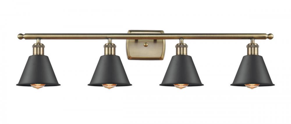 Smithfield - 4 Light - 37 inch - Antique Brass - Bath Vanity Light