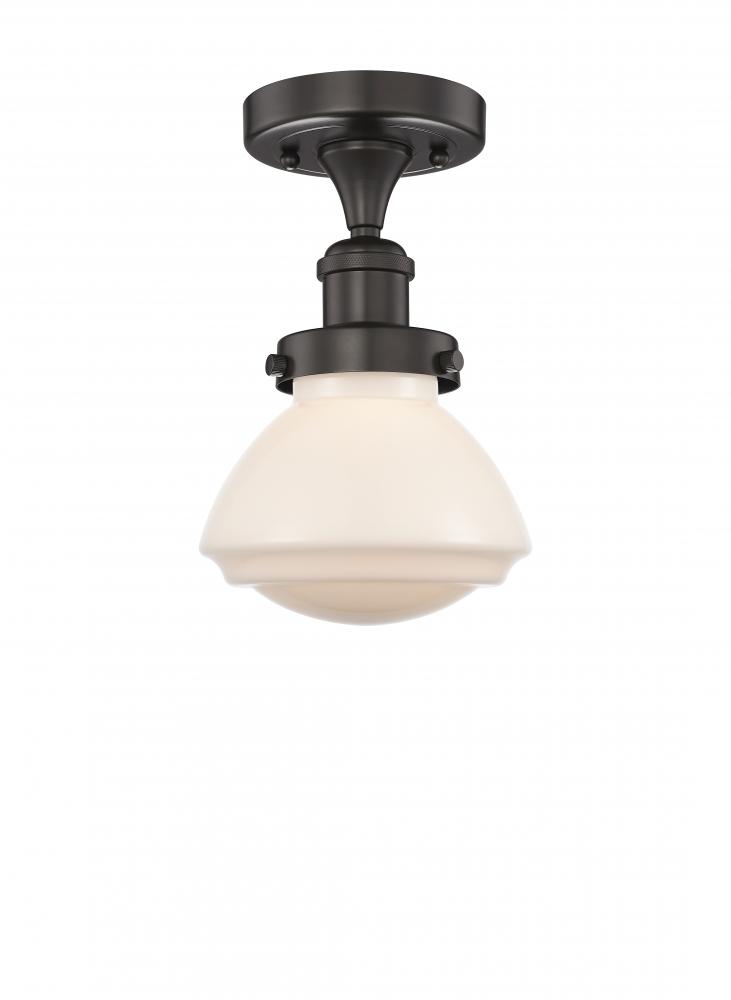 Olean - 1 Light - 7 inch - Oil Rubbed Bronze - Semi-Flush Mount