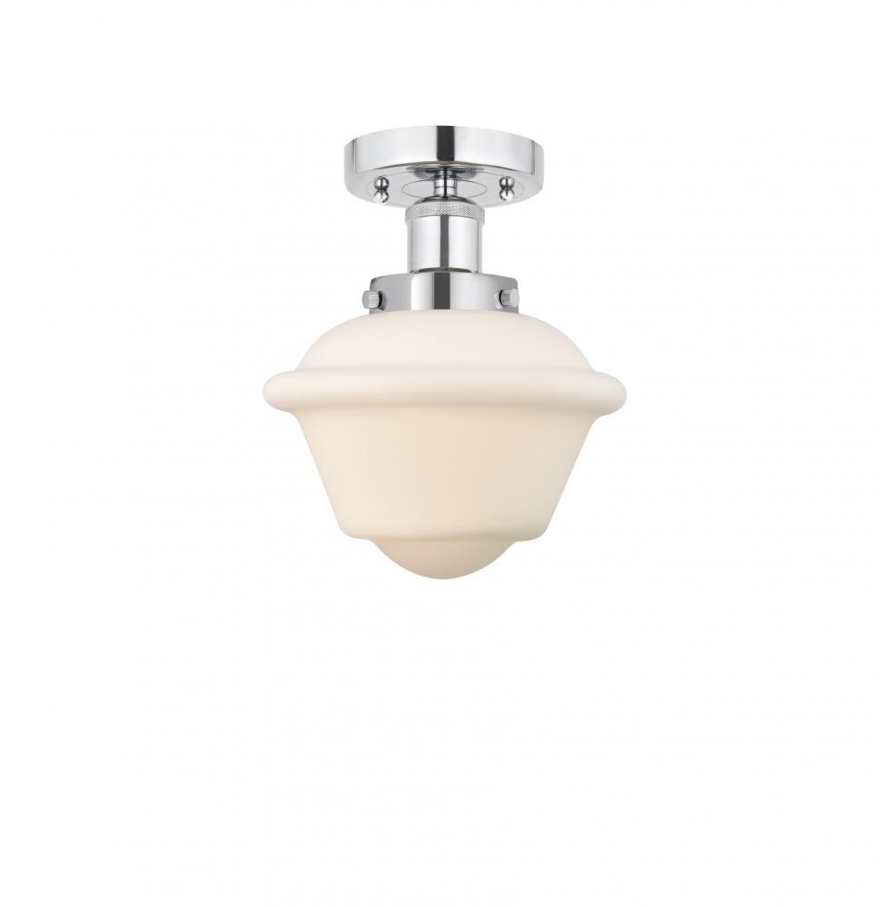 Oxford - 1 Light - 7 inch - Polished Chrome - Semi-Flush Mount