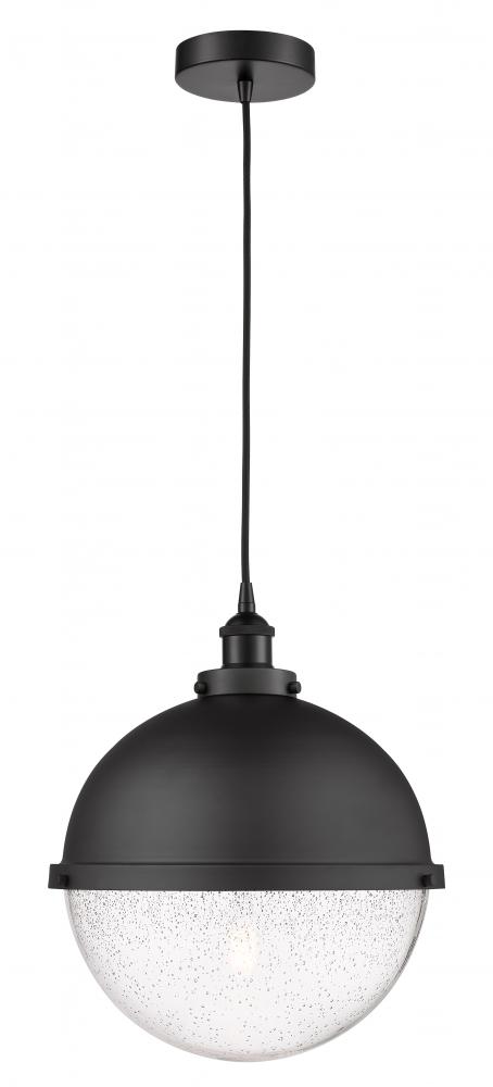 Hampden - 1 Light - 13 inch - Matte Black - Cord hung - Pendant