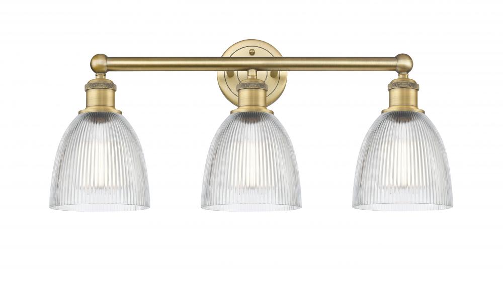 Castile - 3 Light - 24 inch - Brushed Brass - Bath Vanity Light