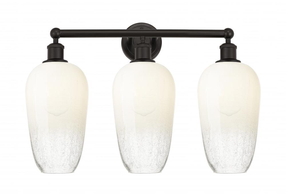 Brookhaven Flute - 3 Light - 25 inch - Oil Rubbed Bronze - Bath Vanity Light