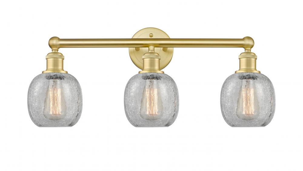 Belfast - 3 Light - 24 inch - Satin Gold - Bath Vanity Light