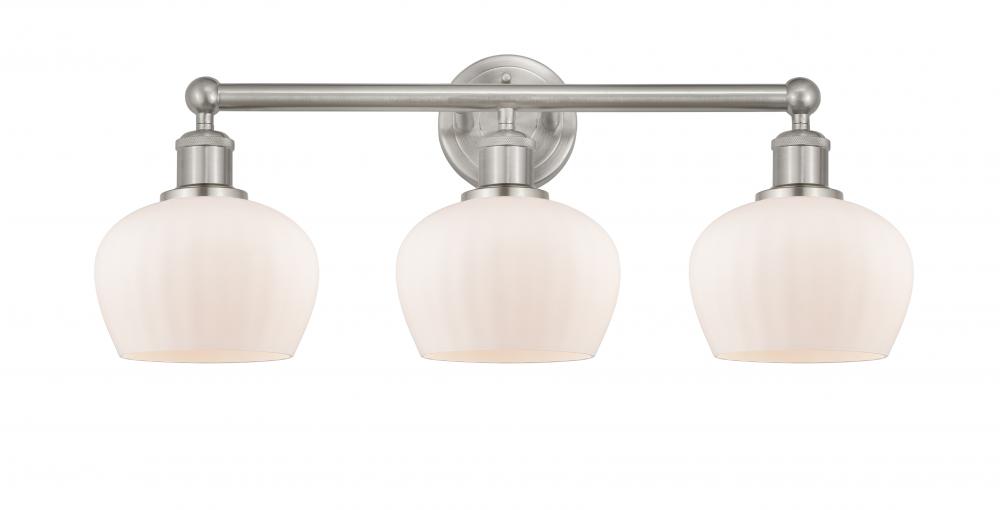 Fenton - 3 Light - 25 inch - Brushed Satin Nickel - Bath Vanity Light