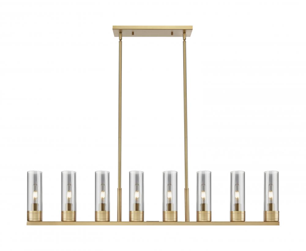 Boreas - 6 Light - 48 inch - Brushed Brass - Linear Pendant