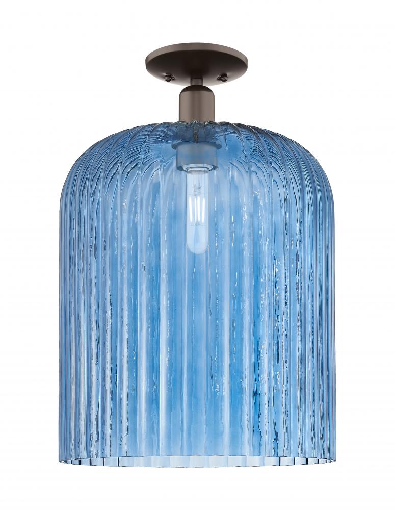 Bridal Veil - 1 Light - 12 inch - Oil Rubbed Bronze - Semi-Flush Mount