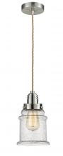 Innovations Lighting 100SN-10RE-2H-SN-G184 - Winchester - 1 Light - 8 inch - Satin Nickel - Cord hung - Mini Pendant